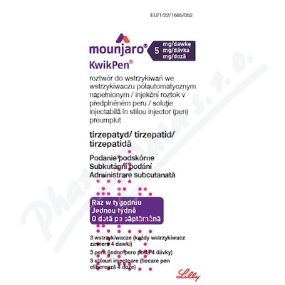 Mounjaro KwikPen 5mg/dáv.inj.sol.pep 3x2.4ml