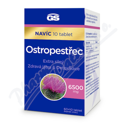 GS Ostropestřec 6500mg tbl.60+10