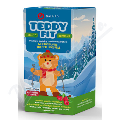 TeddyFit gummies 50+10ks Lyžař Galmed