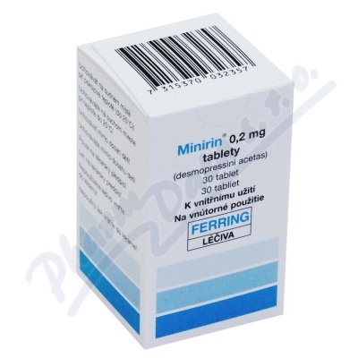 Minirin 0.2mg Tablety tbl.30x0.2mg