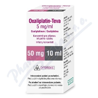 Oxaliplatin Teva 5mg/ml inf.cnc.sol.1x10ml