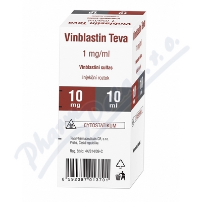 Vinblastin Teva 1mg/ml inj.sol.1x10ml