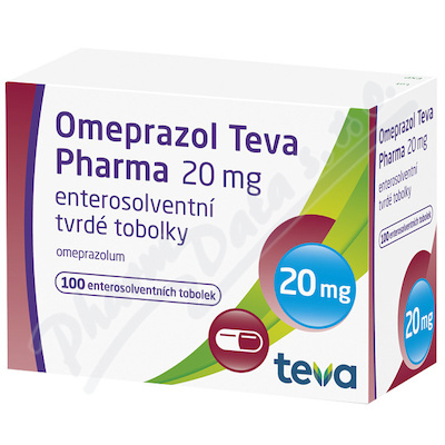 Omeprazol Teva Pharma 20mg cps.etd.100