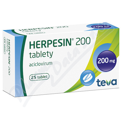 Herpesin 200mg tbl.nob.25