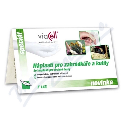 Viacell F143 náplasti pro zahrádkáře a kutily 20ks