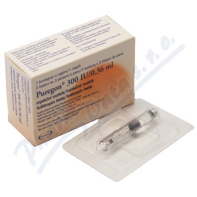 Puregon 300IU/0.36ml inj.sol.0.36ml+6j