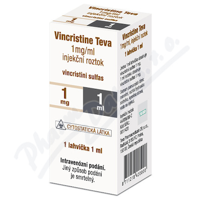 Vincristine Teva 1mg//ml inj.sol.1x1ml