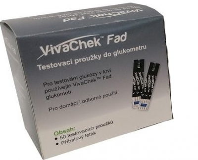 Proužky do glukometru VivaChek Fad 50ks