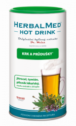 HERBALMED HotDrink Dr.Weiss krk průdušky 180g+vitC