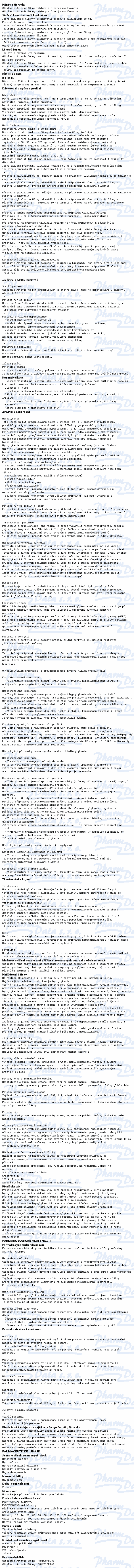 Gliklazid Actavis 30mg tbl.mrl.60 II