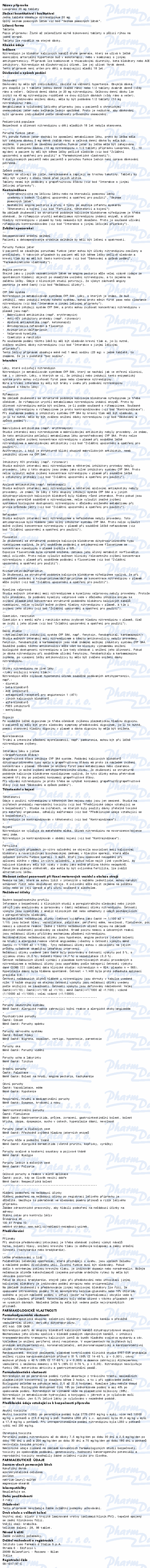 Lusopress 20mg tbl.nob.28