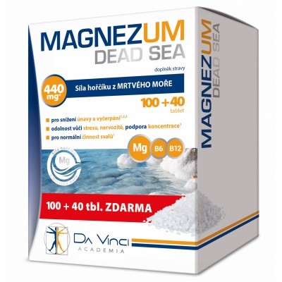 Magnezum Dead Sea Da Vinci Academia 100+40 tablet