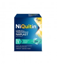 Niquitin Clear 21mg/24h transdermální náplast 7 ks