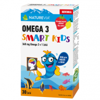 NatureVia Omega 3 Smart Kids 30 želé