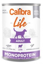 Calibra Dog Life konzerva adult Lamb 400g