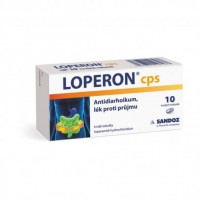 Loperon® 2 mg 10 tvrdých tobolek, léčí průjem