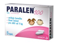 Paralen 100mg 5 čípků