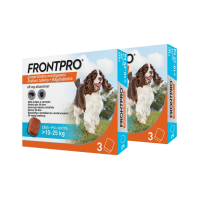 Frontpro antiparazitární žvýkací tablety pro psy (10-25 kg) 6 tablet