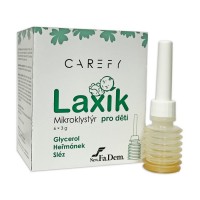 Carefy Laxík mikroklystýr pro děti 6 x 3 g