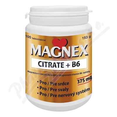 Magnex Citrate 375mg+b6 Tbl.100