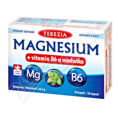 Terezia Magnesium+vitamin B6 A Meduňka Cps.30