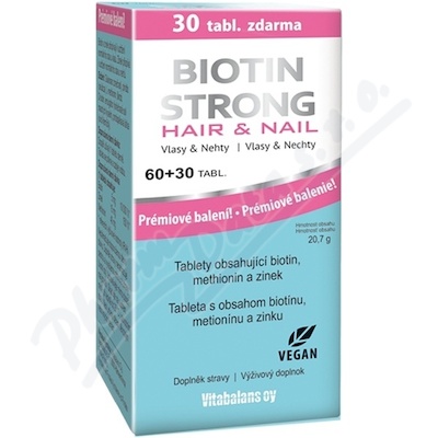 Biotin Strong Hair&nail Tbl.60+30