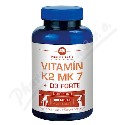 Vitamin K2 Mk7 + D3 Forte 1000 I.u. Tbl.125