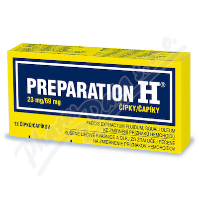 Preparation H 12 čípku