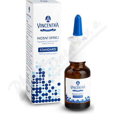 Vincentka Nosní Sprej Standard Hypotonický 25ml