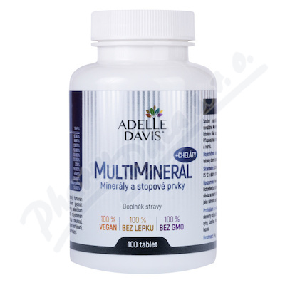 Adelle Davis Multimineral+cheláty Tbl.100