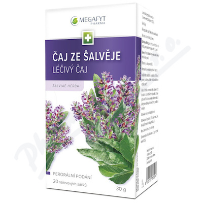 Čaj ze šalvěje léčivý čaj 20 sáčků