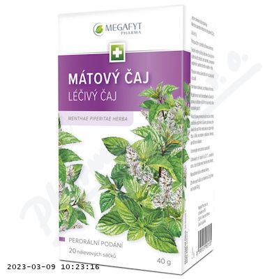Mátový čaj léčivý čaj 20 sáčků