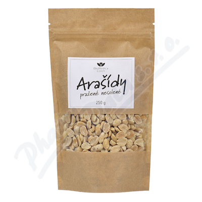 Arašídy pražené nesolené 250 g Ekomedica