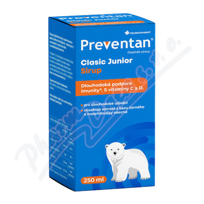 Preventan Clasic Junior sirup 250 ml