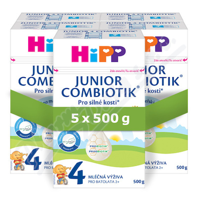 Hipp 4 Junior Combiotik mléčná výživa 2+ roky 5x500g