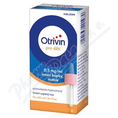 Otrivin pro děti 0,5 mg/ml nosní kapky 10 ml