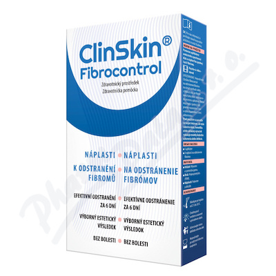 ClinSkin Fibrocontrol náplasti k odstranění fibromů 3ks