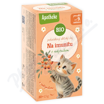 Apotheke Pohádkový dětský čaj Na imunitu s rakytníkem BIO 20x1.5g NEW