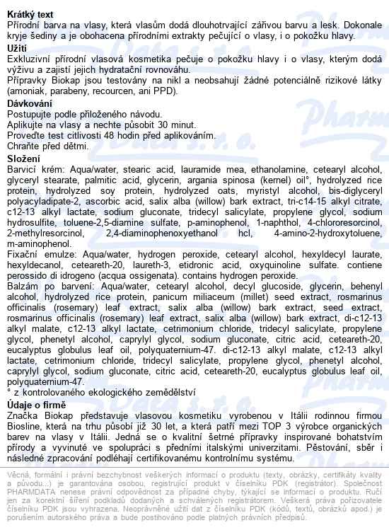 Biokap Nutricolor delicato 7.33 Blond Zlatá pšenice barva na vlasy 140 ml - popis