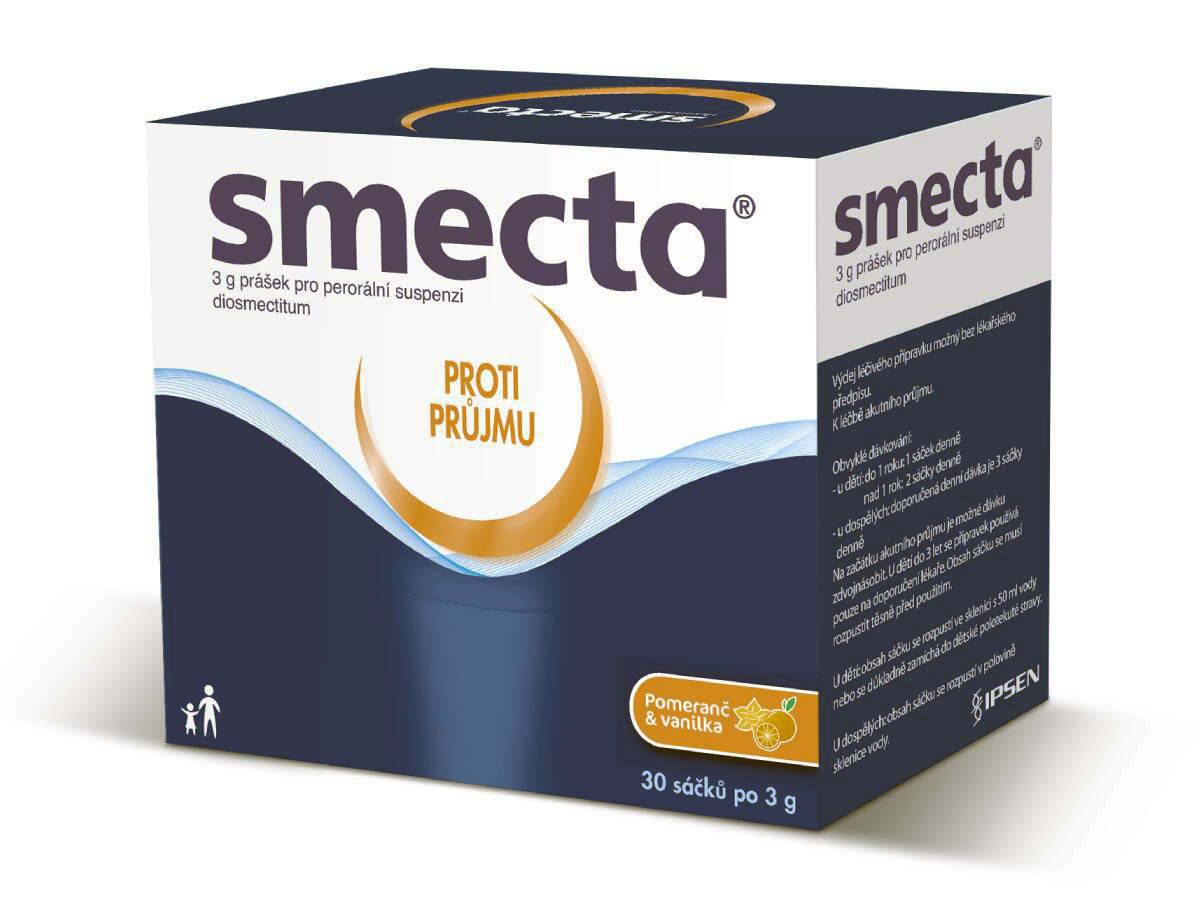 Smecta 3g prášek, perorální prášek 30ks